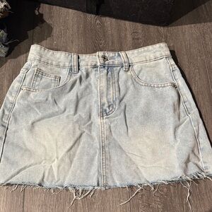 Denim Mini Skirt